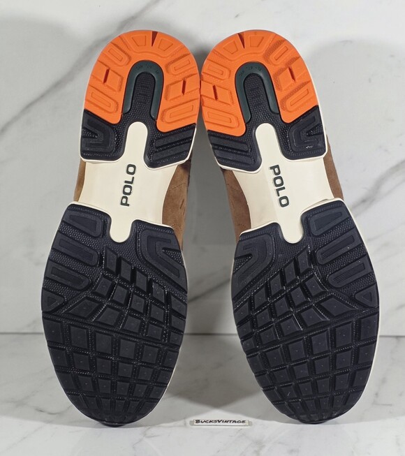 POLO RALPH LAUREN Trackster 200 Trainer Suede Leather Shoes Mens Size 12 NEW main image 7